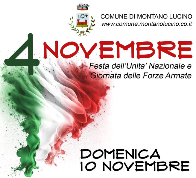 Celebrazione del 4 novembre 2024